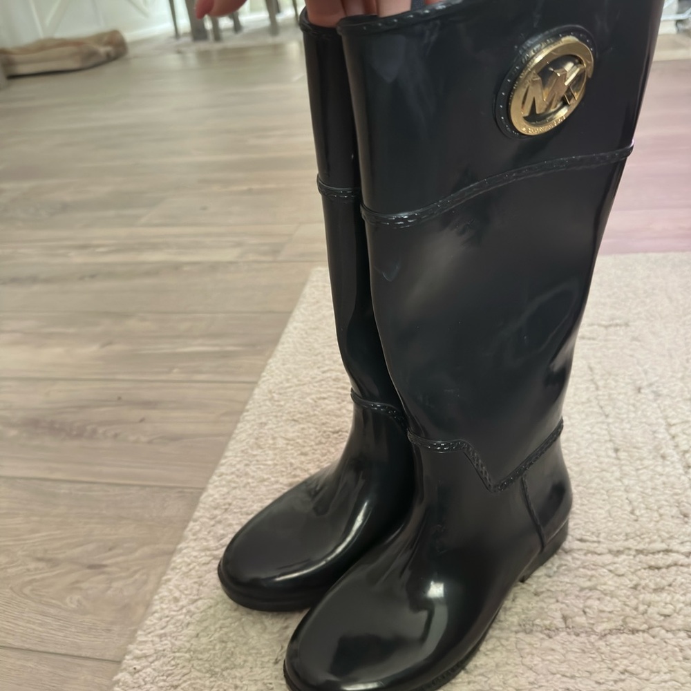MICHAEL Michael Kors Black Rain Boots